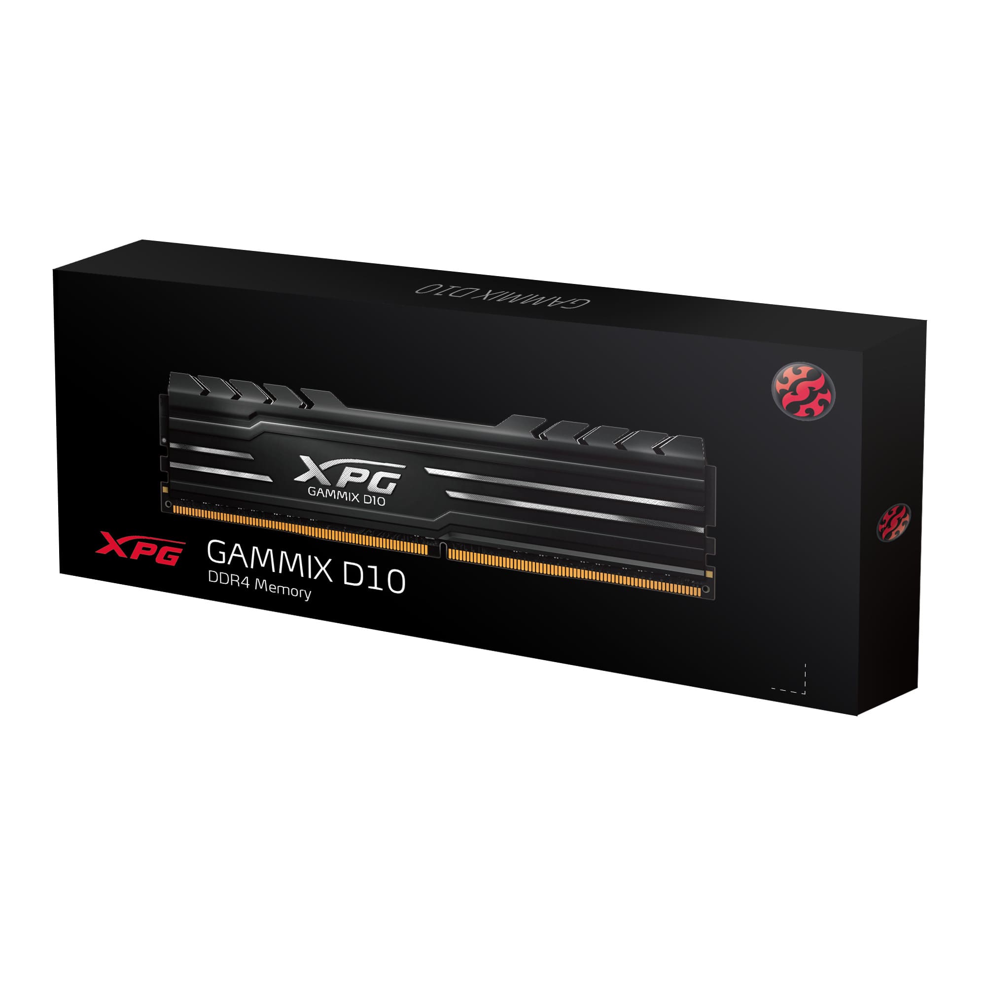 Memoria RAM de 16 GB (1X16), XPG GAMMIX D10, U-DIMM, DDR4, 3200 MT/s, Black