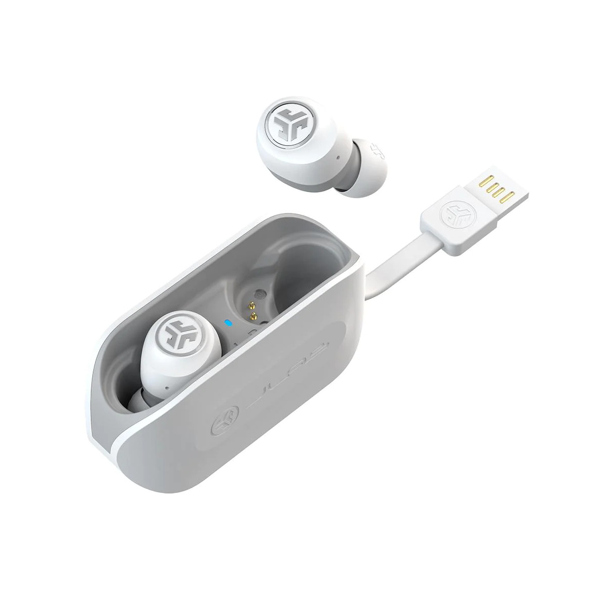 Audífonos inalámbricos JLAB Go Air Bluetooth conexión dual Blanco