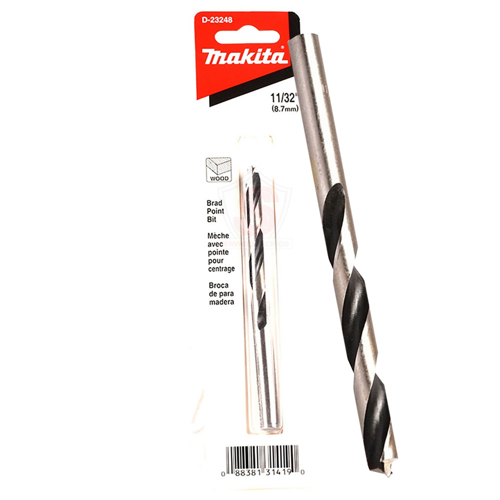 Broca Espiral 3 Puntas 11/32 Para Madera D-23248 Makita