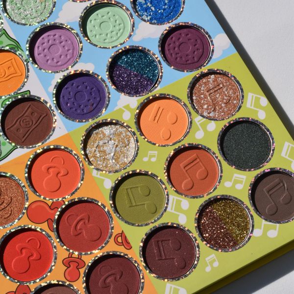 Paleta de sombras Likëpink Los Simpson