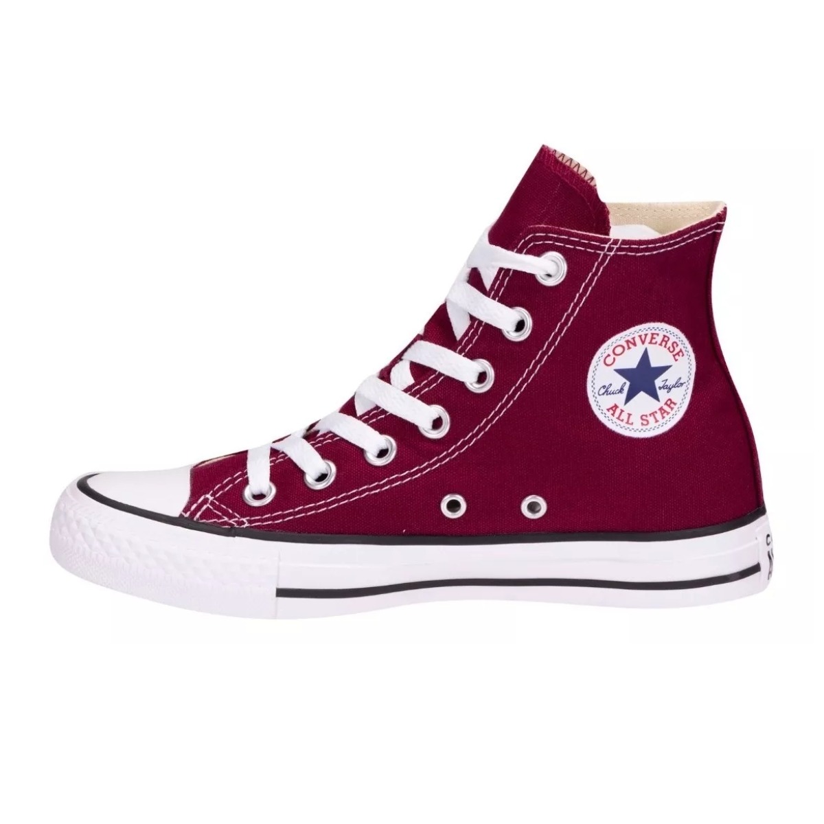 Tenis Converse Bota Chuck Taylor All Star Blanco-Rojo-Azul-Negro-Vino