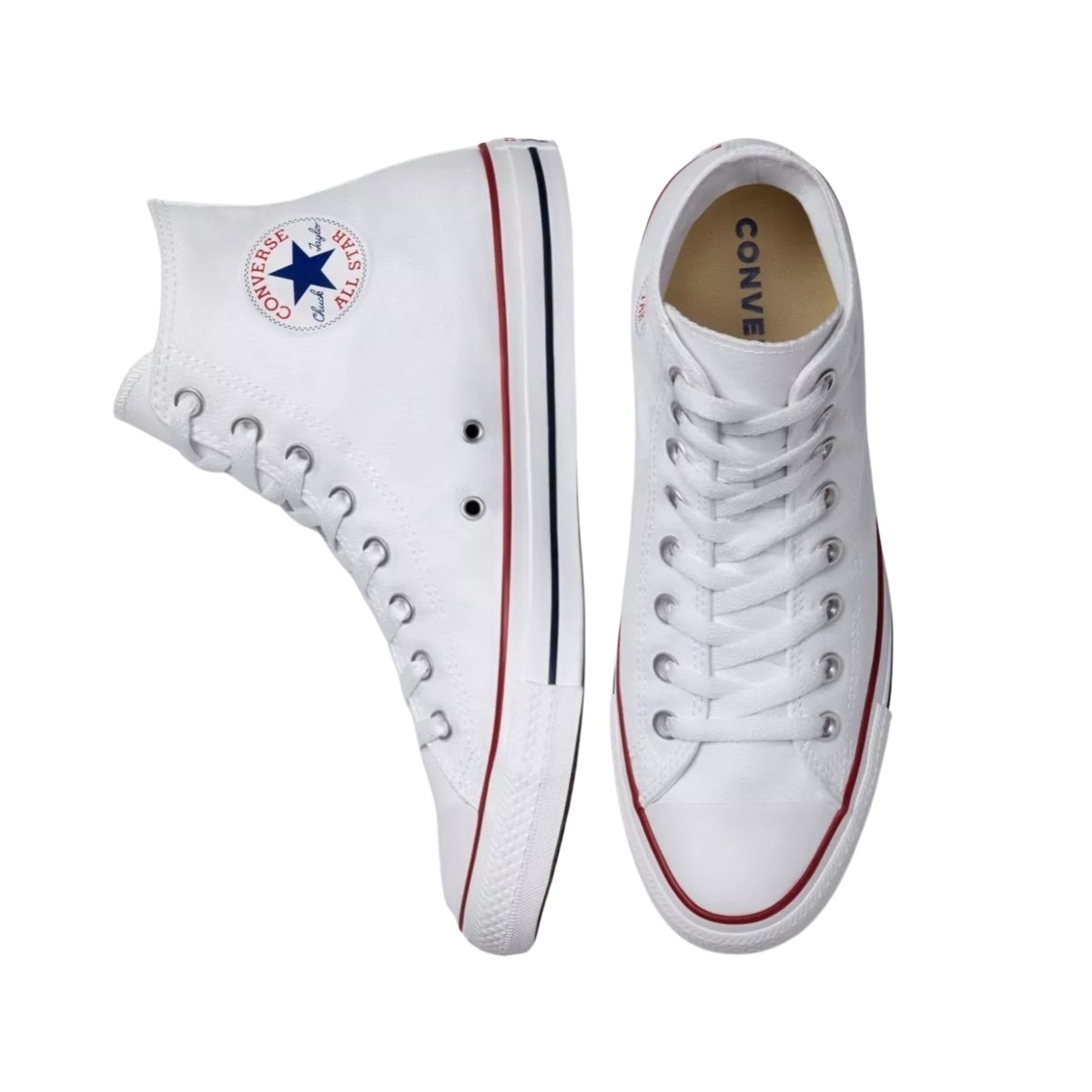 Tenis Converse Bota Chuck Taylor All Star Blanco-Rojo-Azul-Negro-Vino