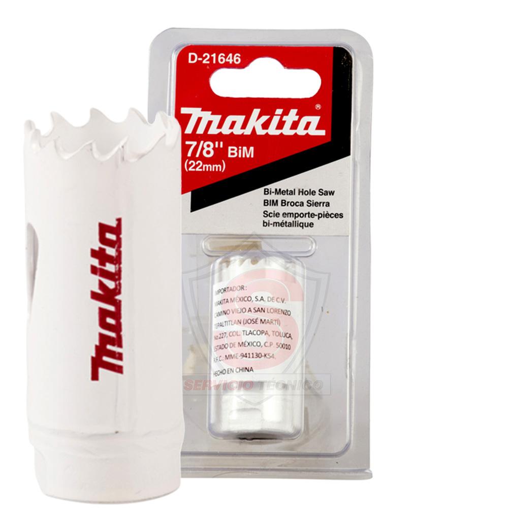 Brocasierra Bimetálica 7/8 Makita D-21646 Original