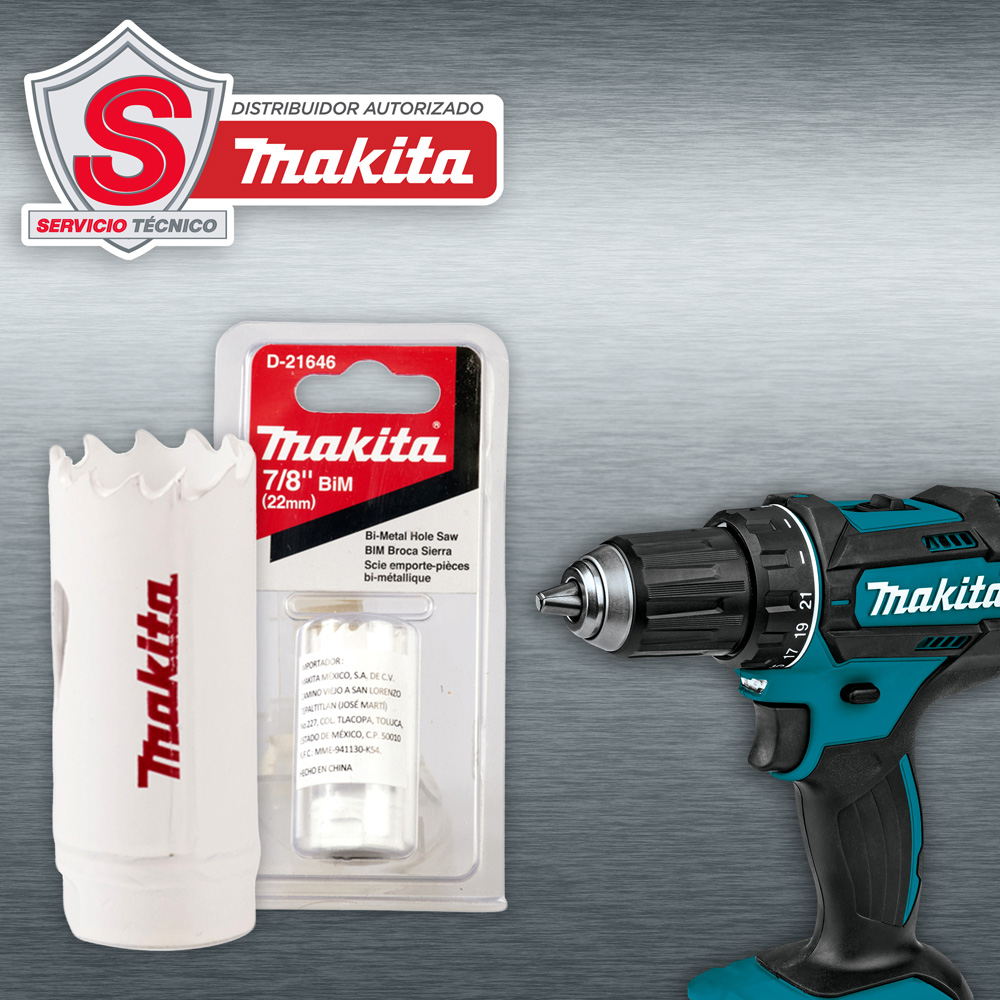 Brocasierra Bimetálica 7/8 Makita D-21646 Original