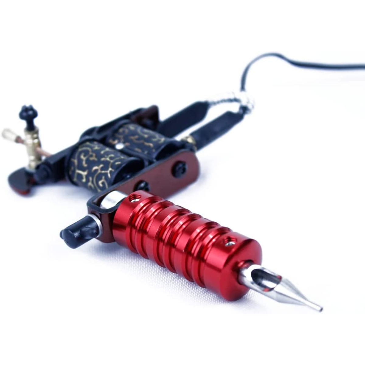 Kit de Pluma para Máquina de Tatuaje, Kit de Fuente de Alimentación para Tatuaje, Juego de Tatuaje Completo Profesional