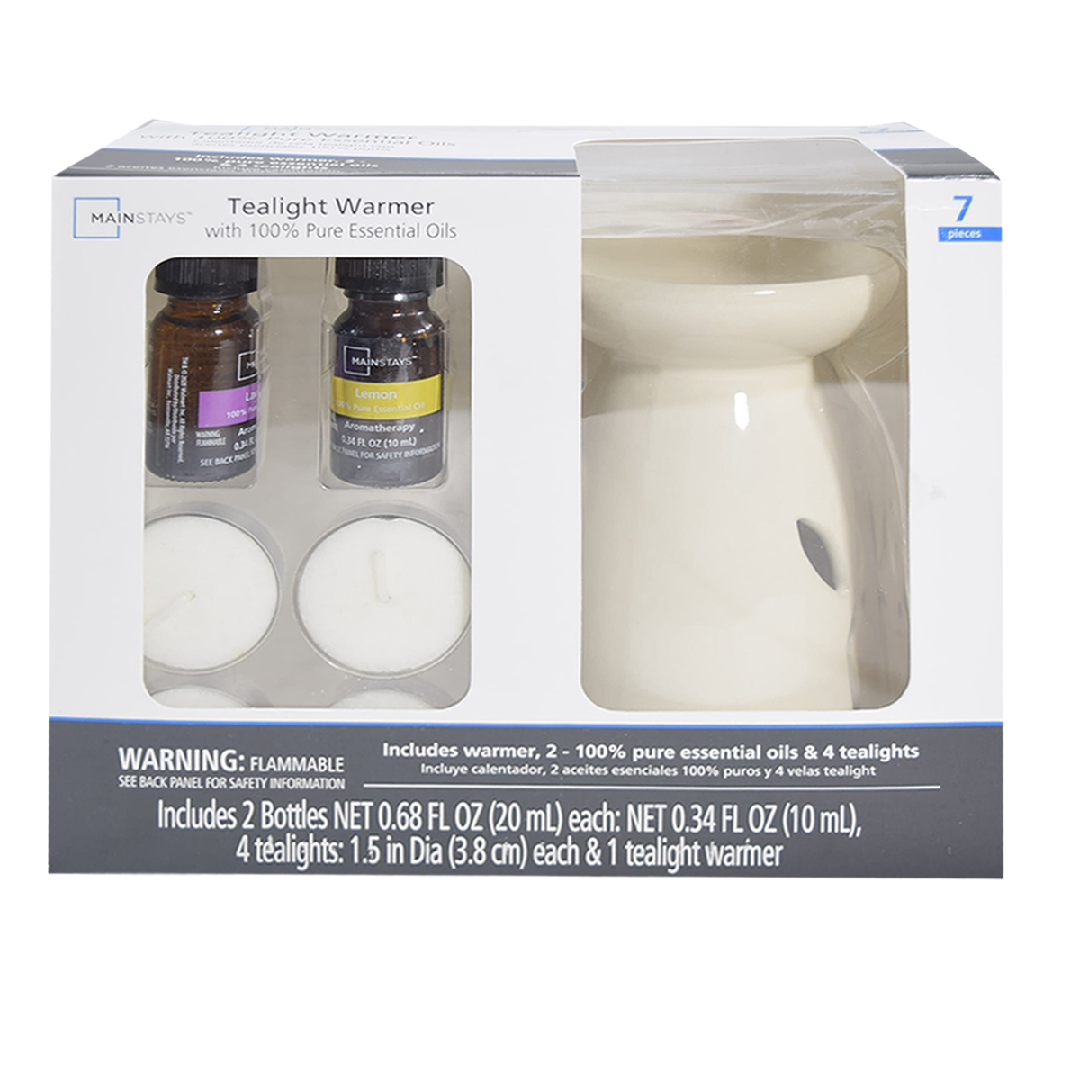 Calentador De Vela Con Aceites Esenciales Tealight 