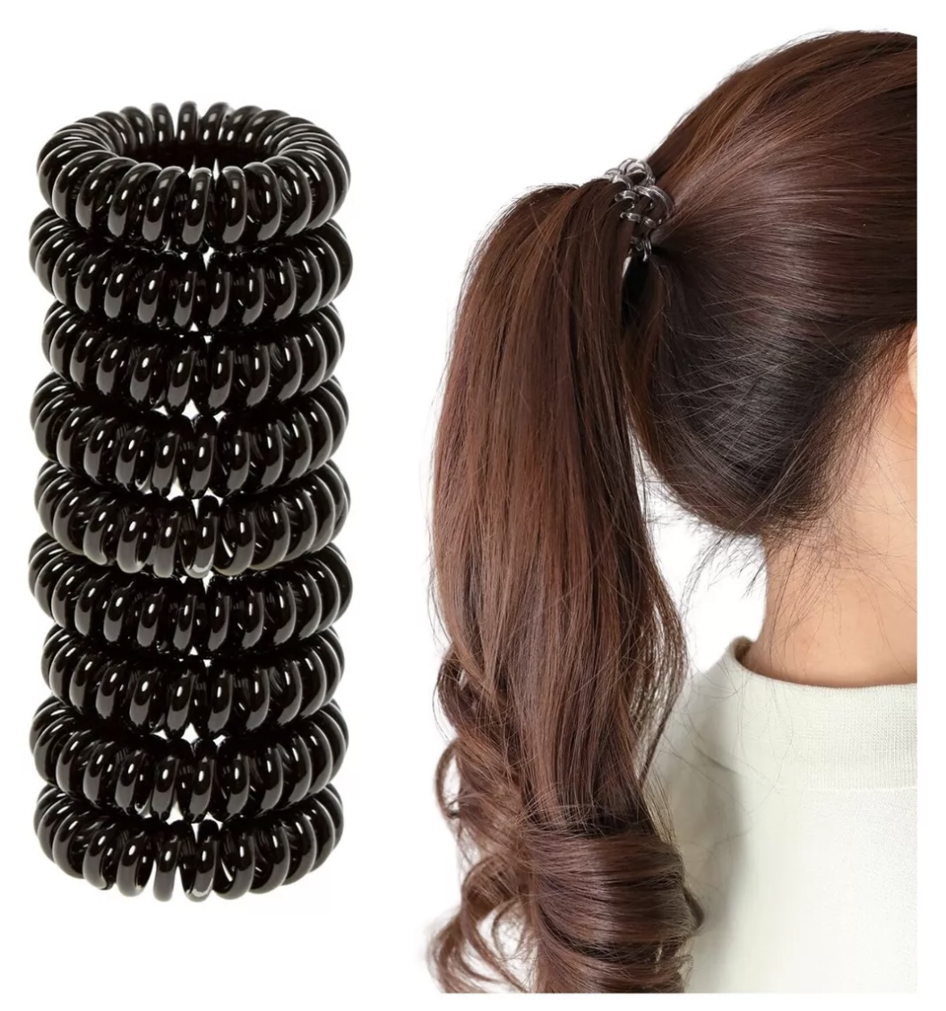 Ligas Para Cabello FUNBU En Espiral Elásticas Accesorios Moda