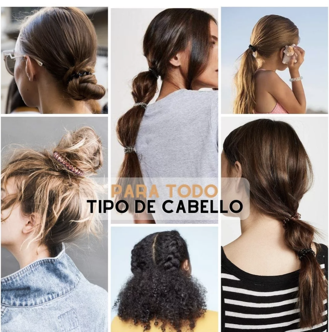 Ligas Para Cabello FUNBU En Espiral Elásticas Accesorios Moda