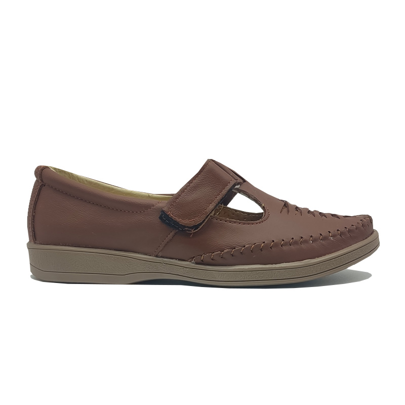 Zapato D'Amoores 200 Café Shedron 100% Piel Mujer Confort Cómodos Descanso