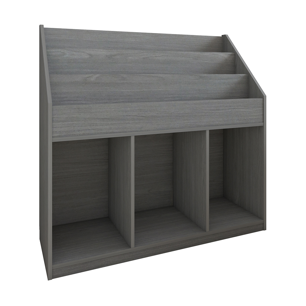 Juguetero Librero Kids Playcon  Color Gris