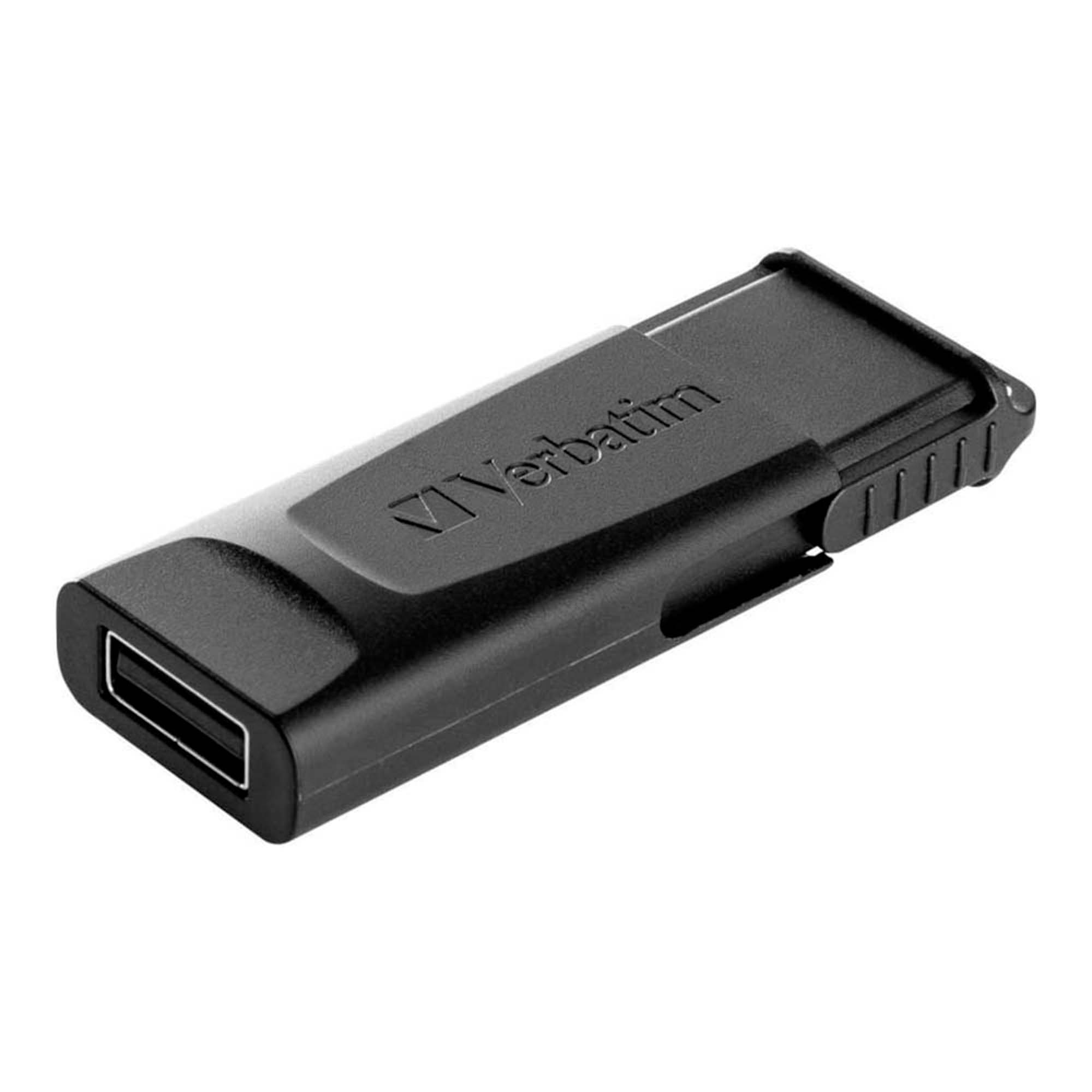 Memoria USB Verbatim Slider Go 64GB USB 2.0 Color Negro