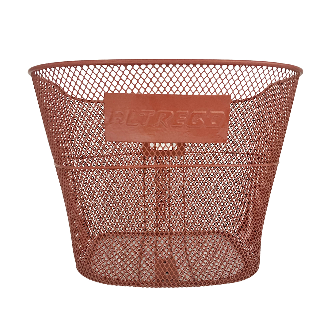 Canasta Canastilla Para Bicicleta R26 Incluye Soportes Café