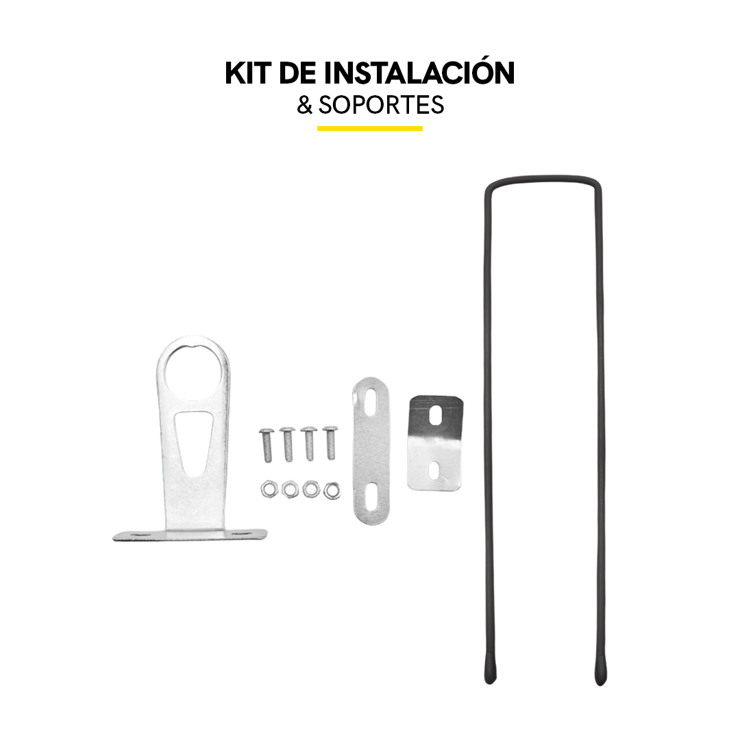 Canasta Canastilla Para Bicicleta R26 Incluye Soportes Negra