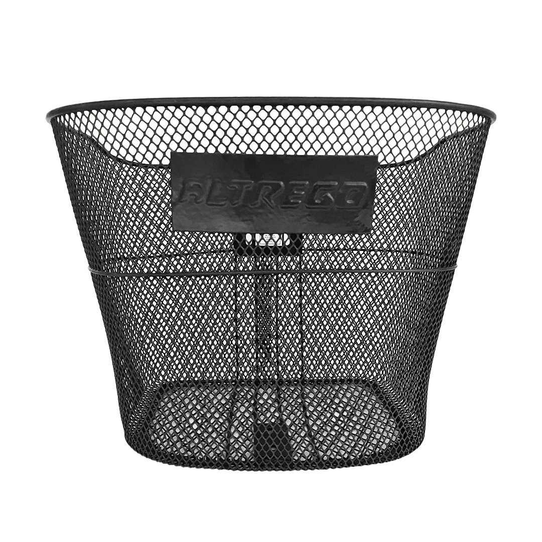 Canasta Canastilla Para Bicicleta R26 Incluye Soportes Negra