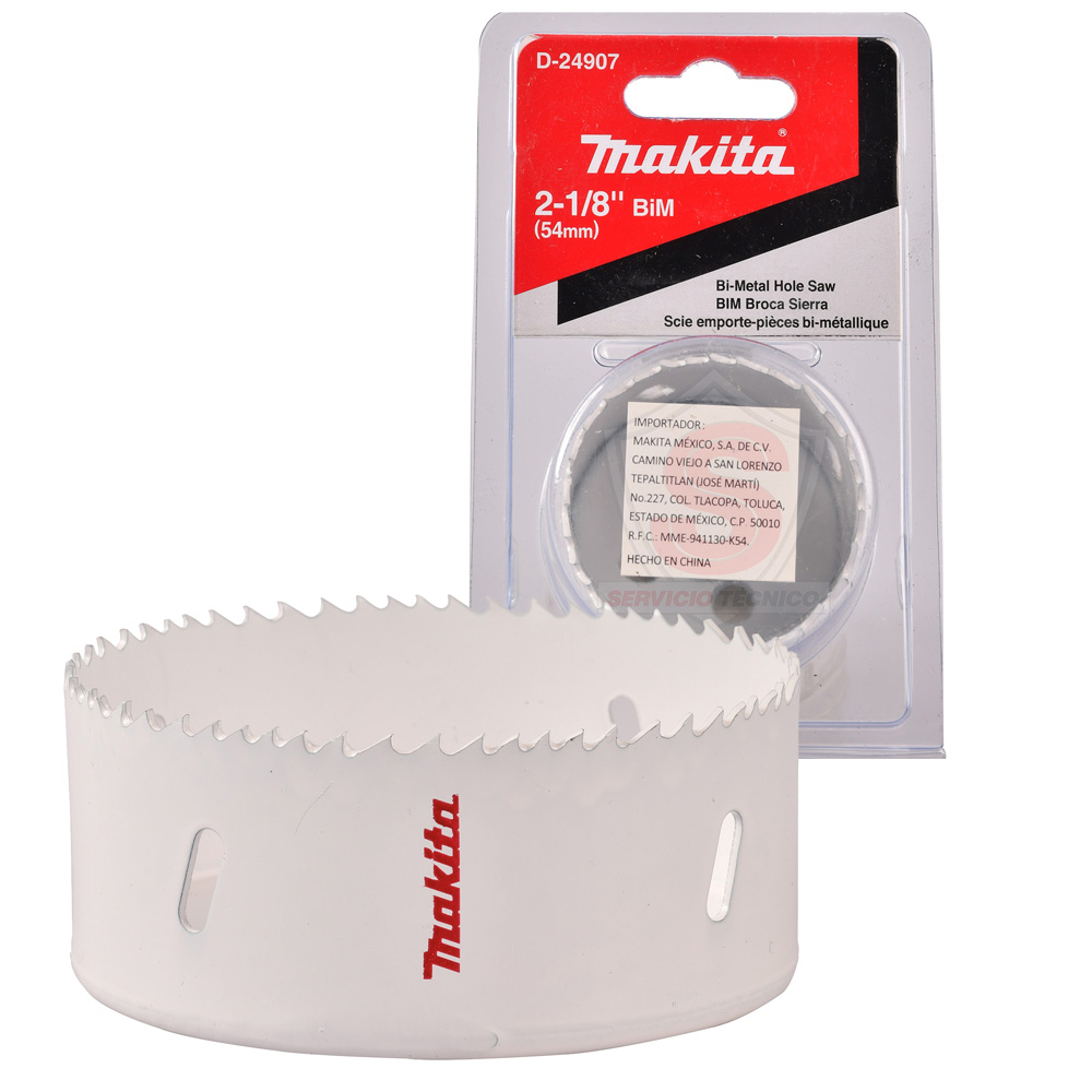 Brocasierra Bimetálica 2-1/8'' Makita D-24907 Original