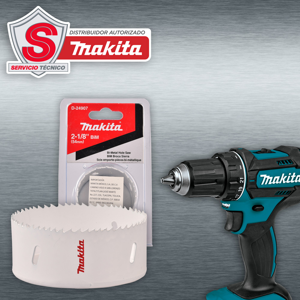 Brocasierra Bimetálica 2-1/8'' Makita D-24907 Original