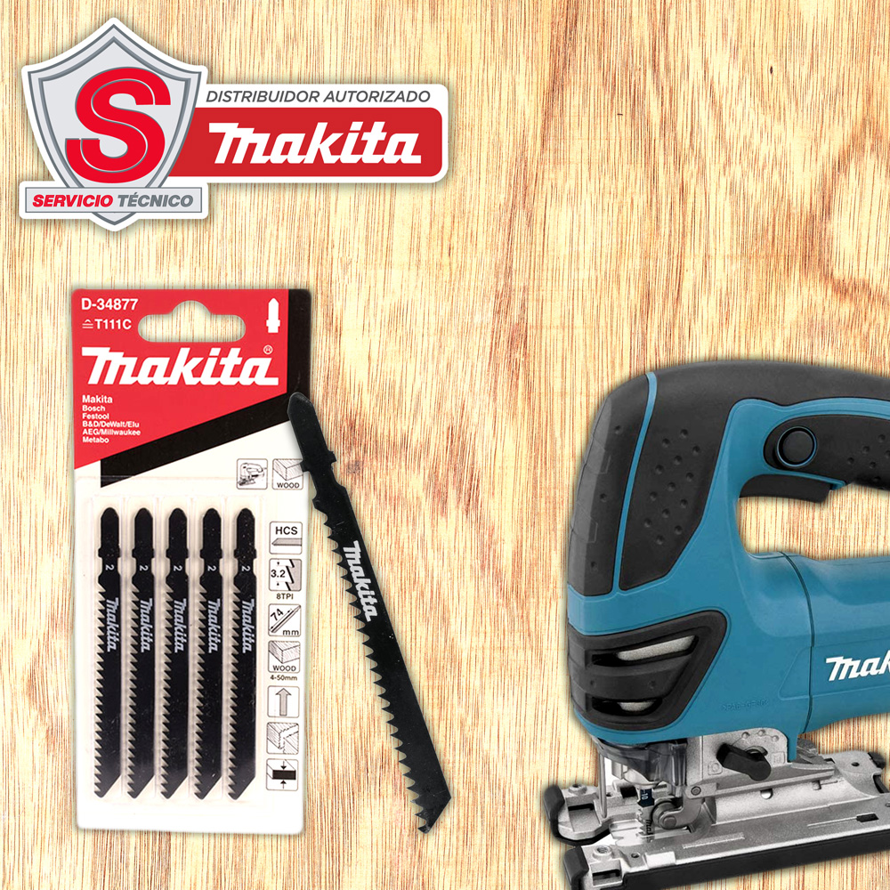 Segueta Madera Hcs 75mm Corte Curvo D-34877 Makita Original