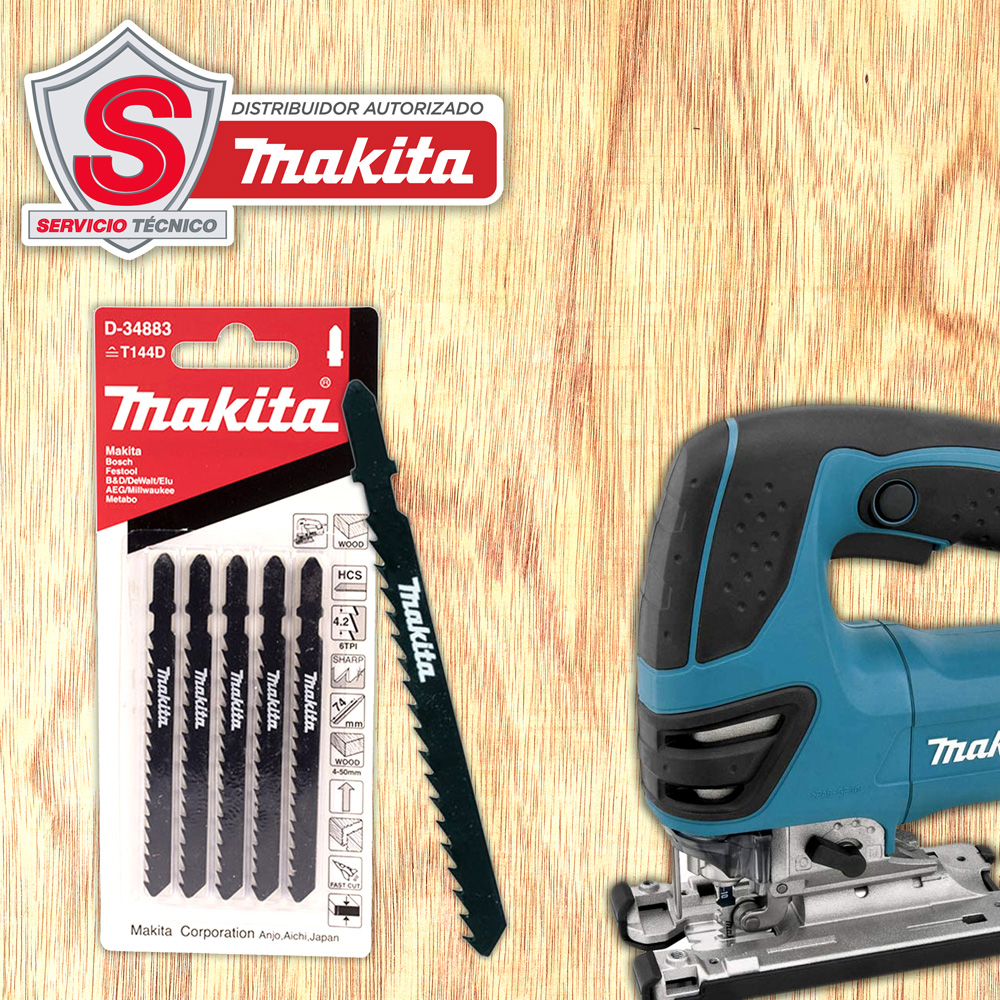 Segueta Madera Hcs 75mm Corte Recto Rápido D-34883 Makita