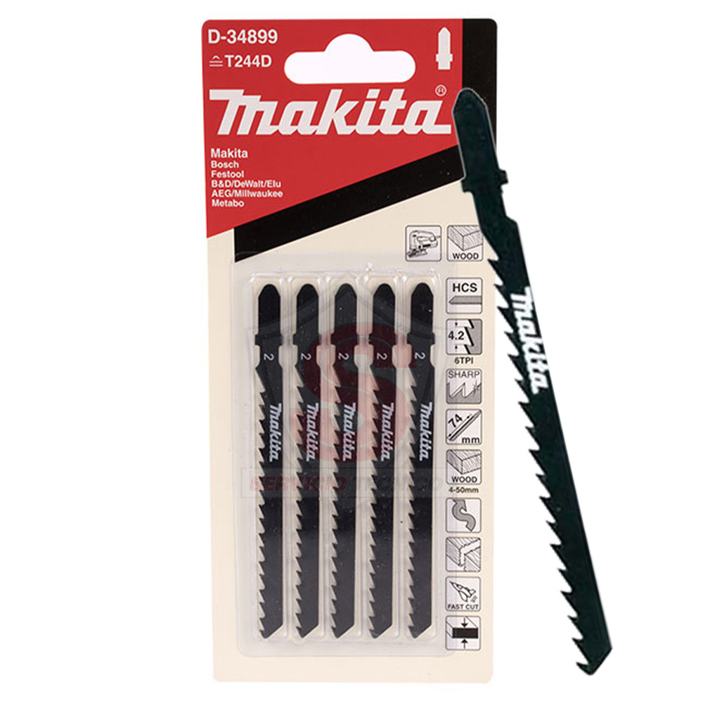Segueta Madera Hcs 75mm Corte Curvo Rápido D-34899 Makita