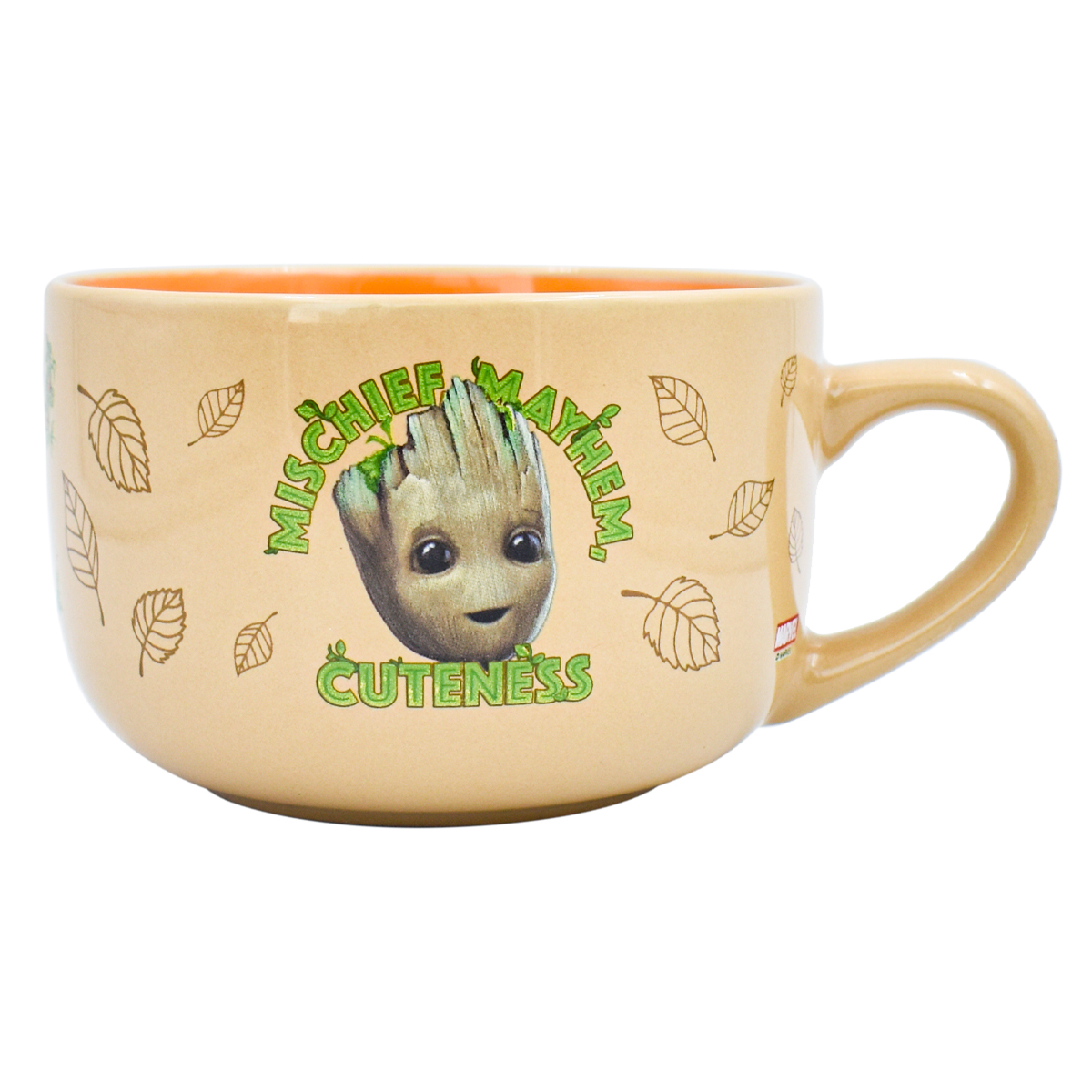 Fun Kids 1729-107 Taza Ceramica Jumbo Bi-color Disney Marvel Guardianes De La Galaxia Groot 705ml