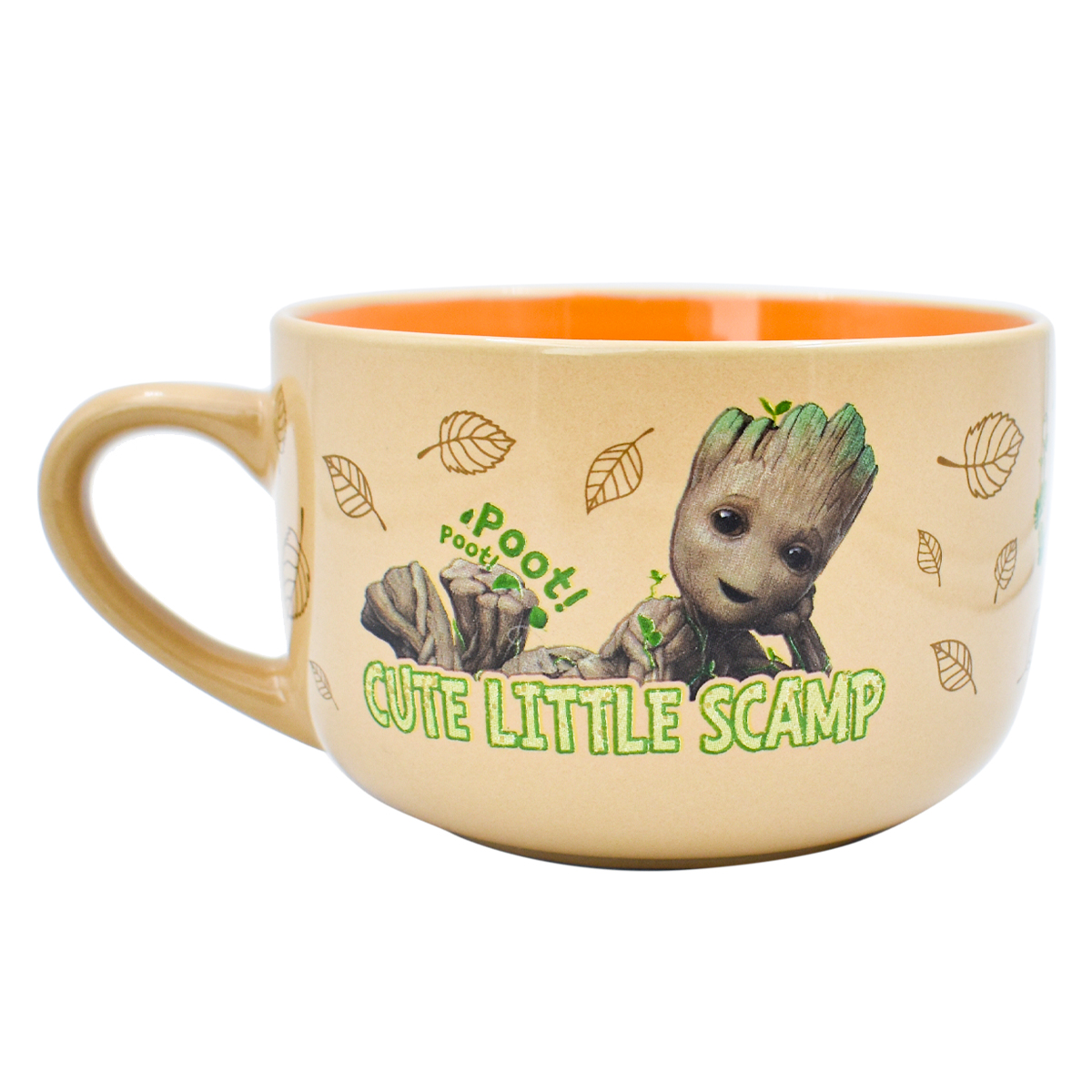 Fun Kids 1729-107 Taza Ceramica Jumbo Bi-color Disney Marvel Guardianes De La Galaxia Groot 705ml