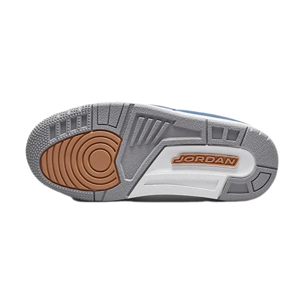 Tenis Nike Jordan 3 Retro ps Blanco/Azul de Niños DM0966-148