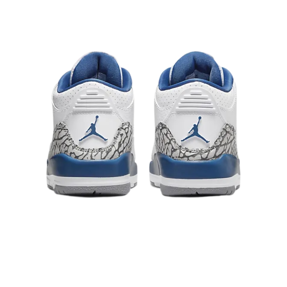 TENIS NIKE JORDAN 3 RETRO PS BLANCO/AZUL DE NIÑOS DM0966-148