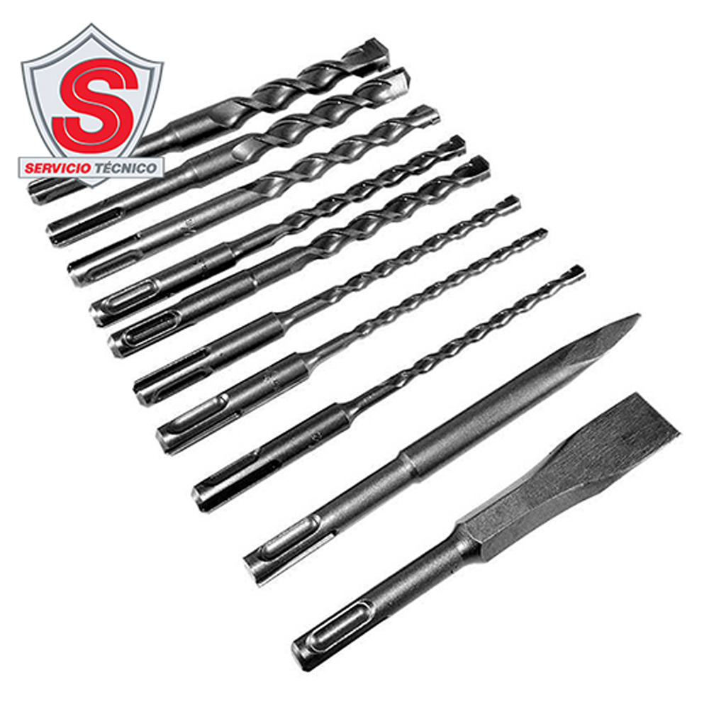 Jgo Brocas Y Cinceles Sds-plus D-45820 Makita Original 10pzs
