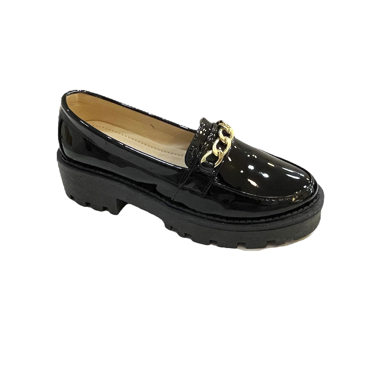 Zapato Mocasines Mujer Casual Juvenil Charol Moda Bap