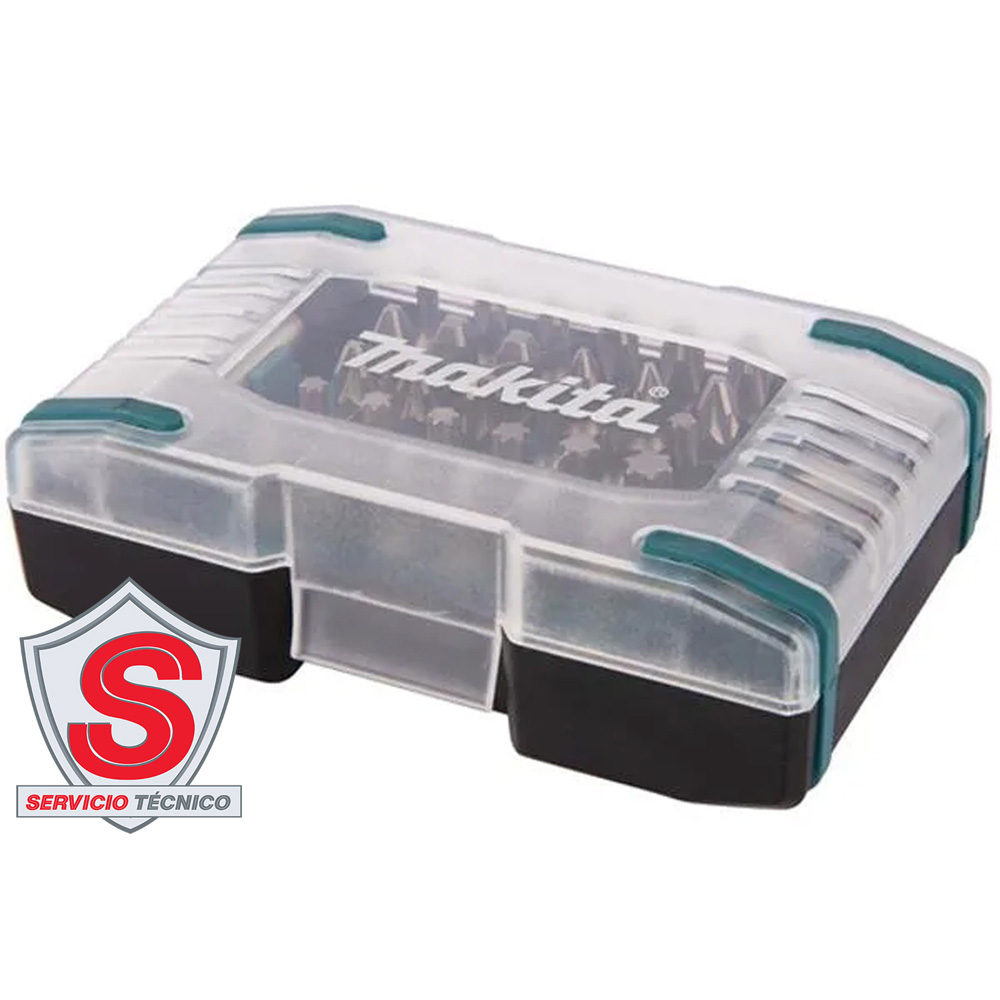 Kit De 32 Puntas Con Adaptador Hex D-65084 Makita Original