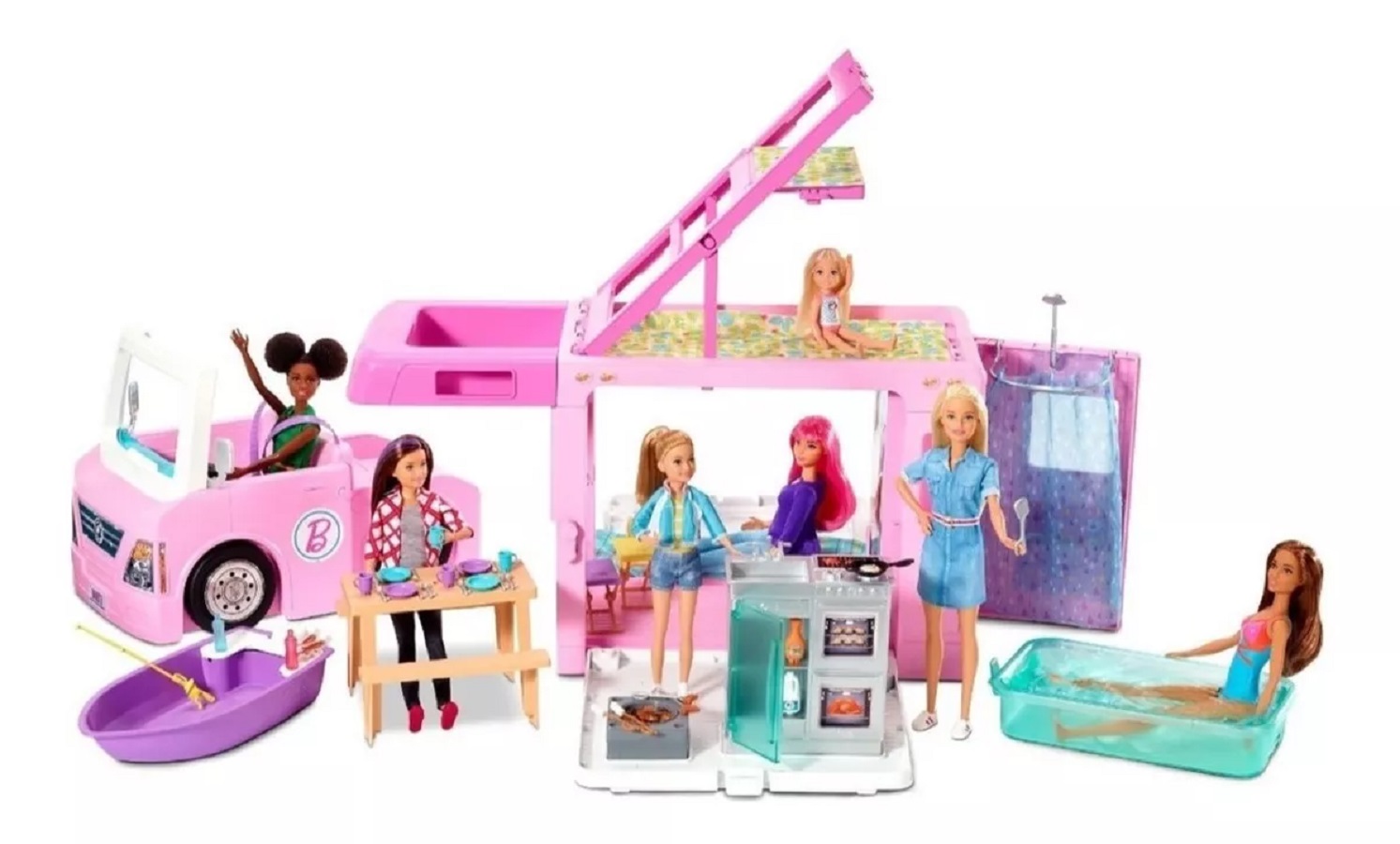 Set de Juego Barbie Estate Cámper de los Sueños