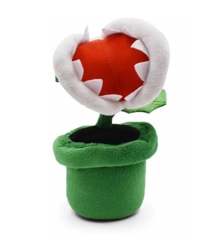 Juguete Peluche Planta Piraña Super Mario Bros Nintendo 22 Cm