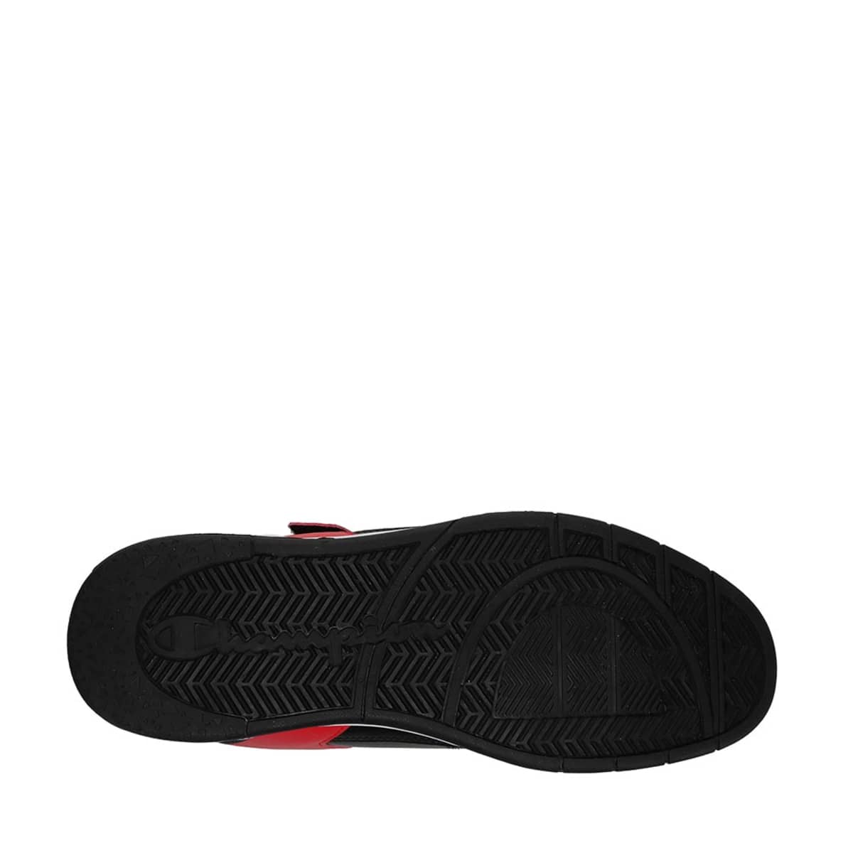 Tenis casual Arena Power de Champion para hombre, color rojo con negro, mod. 1080380