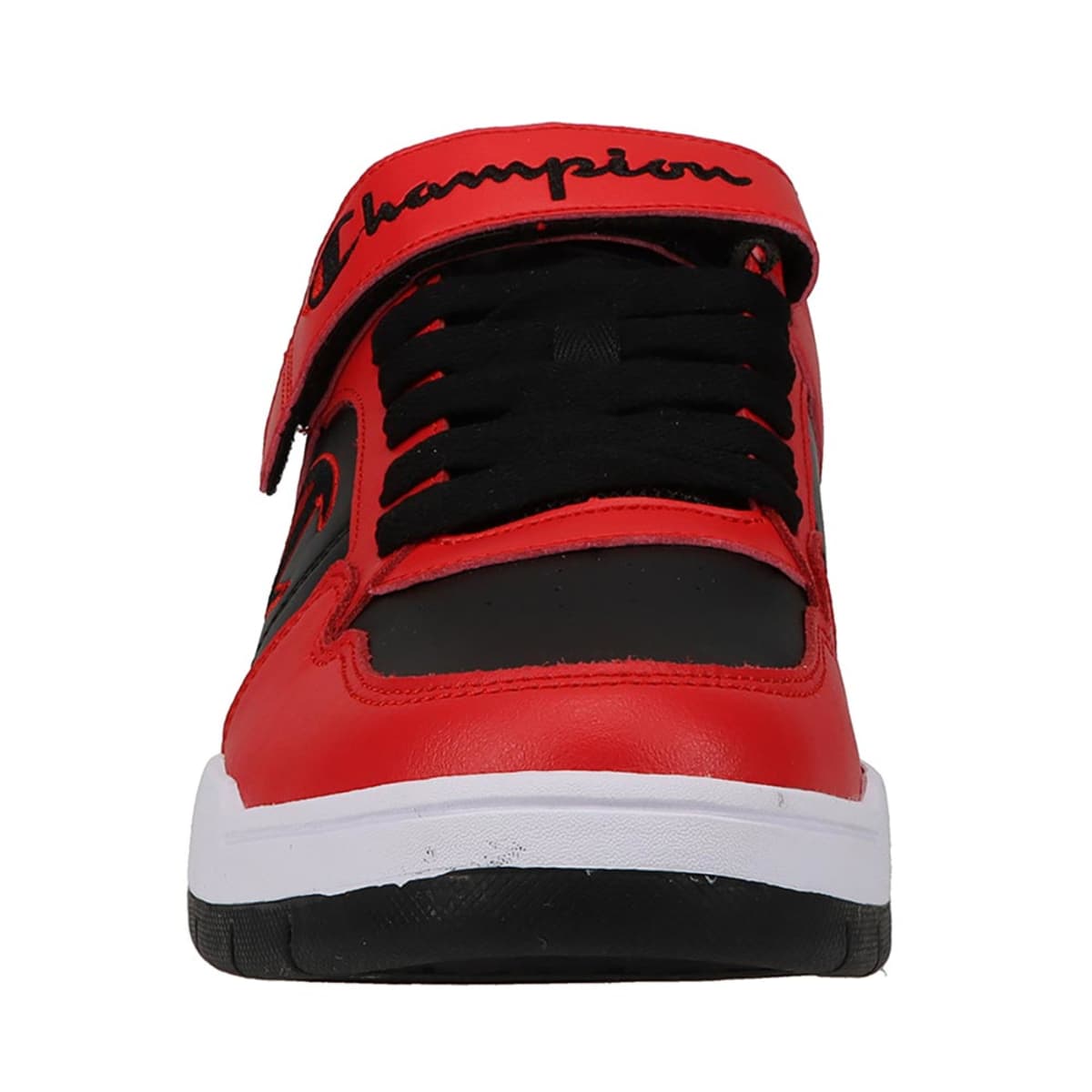 Tenis casual Arena Power de Champion para hombre, color rojo con negro, mod. 1080380