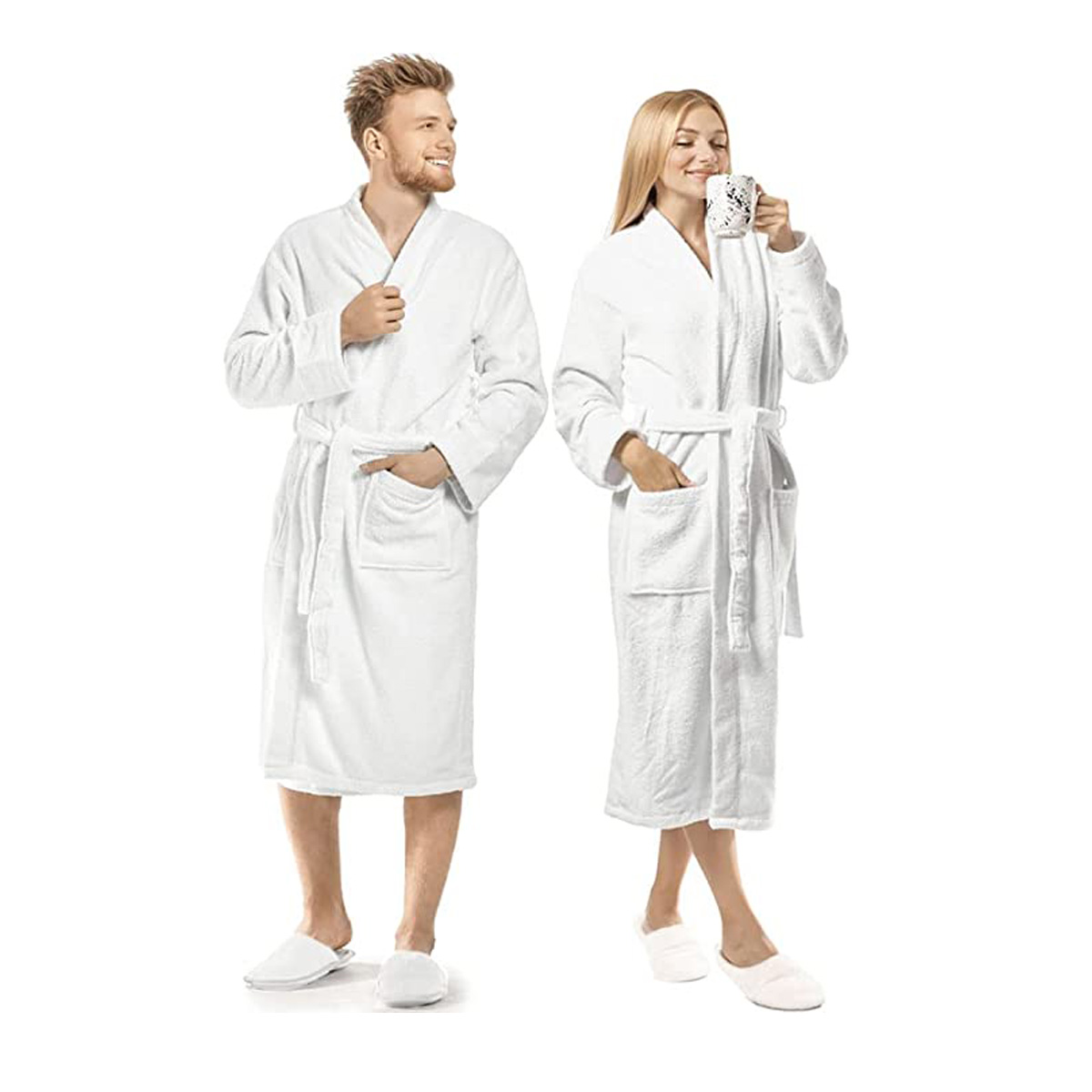 Bata de Baño 100% Algodón peinado. Modern Threads