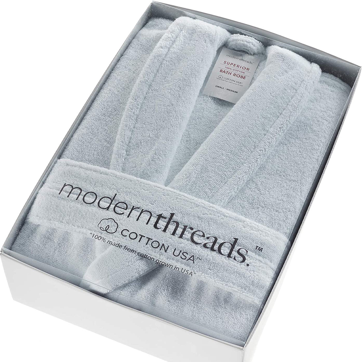 Bata de Baño 100% Algodón peinado. Modern Threads