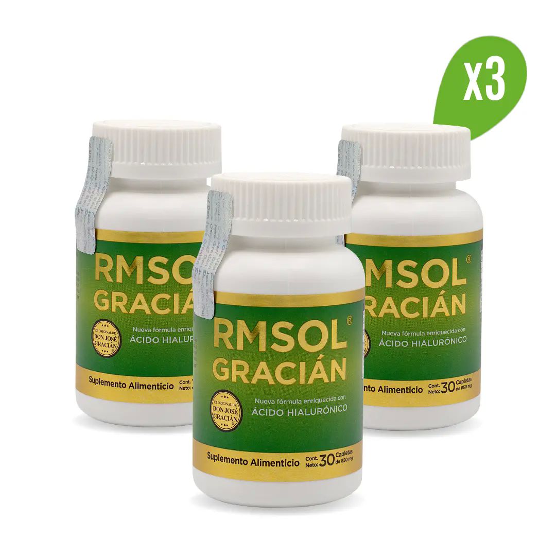 Kit De 3 Frascos De Rmsol Gracian- 30 Tabs