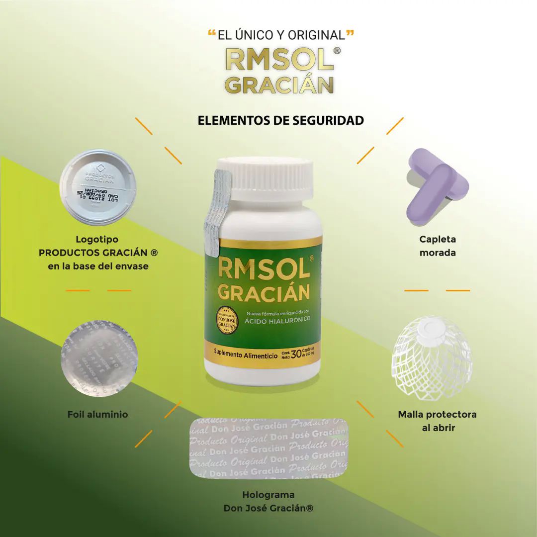 Kit De 3 Frascos De Rmsol Gracian- 30 Tabs