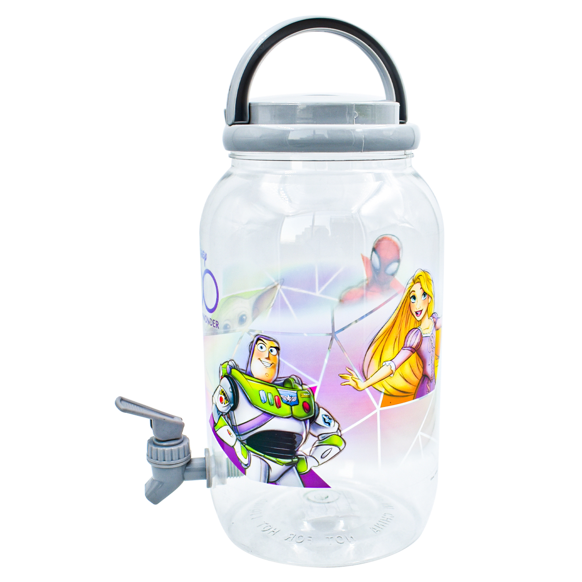Fun Kids 1768-37 Dispensador Despachador Vitrolero Garrafon Plastico Disney 100 Aniversario 3Litros