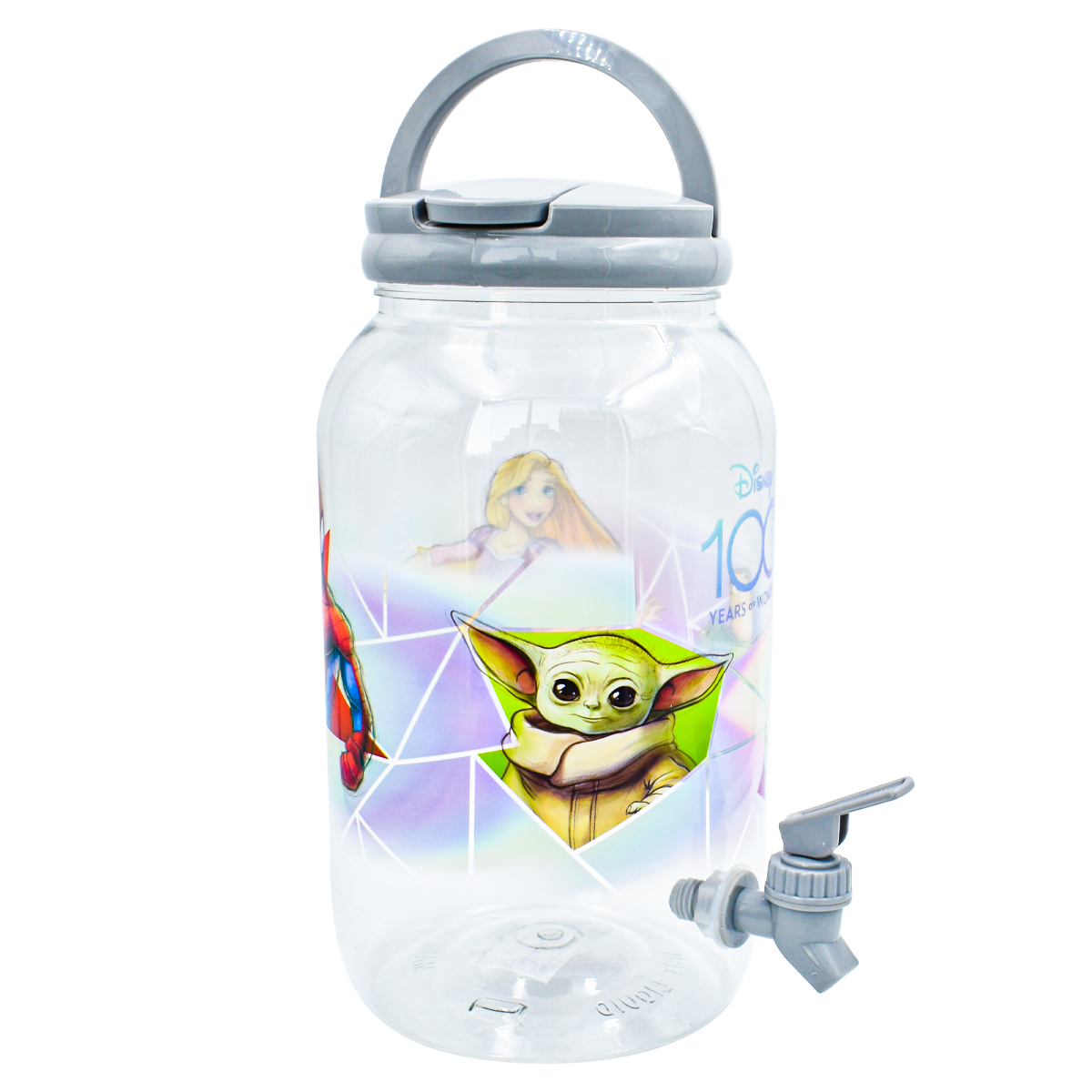 Fun Kids 1768-37 Dispensador Despachador Vitrolero Garrafon Plastico Disney 100 Aniversario 3Litros