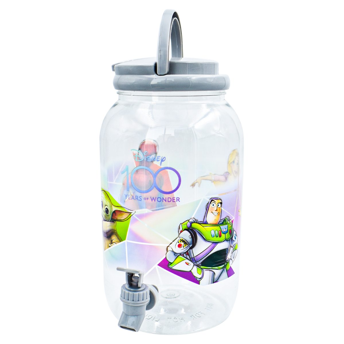 Fun Kids 1768-37 Dispensador Despachador Vitrolero Garrafon Plastico Disney 100 Aniversario 3Litros