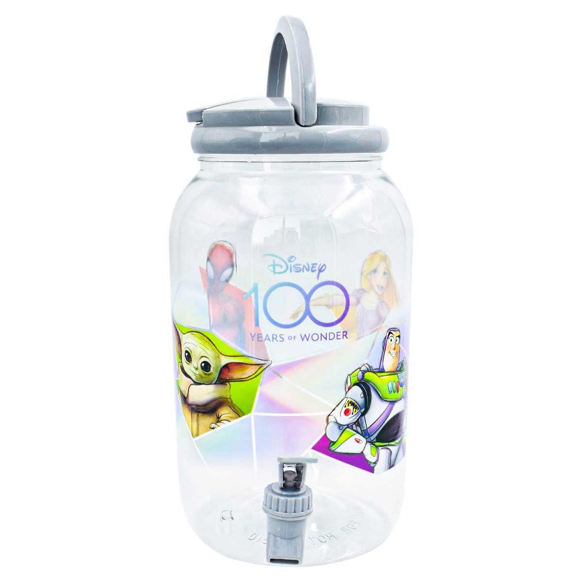 Fun Kids 1768-37 Dispensador Despachador Vitrolero Garrafon Plastico Disney 100 Aniversario 3Litros