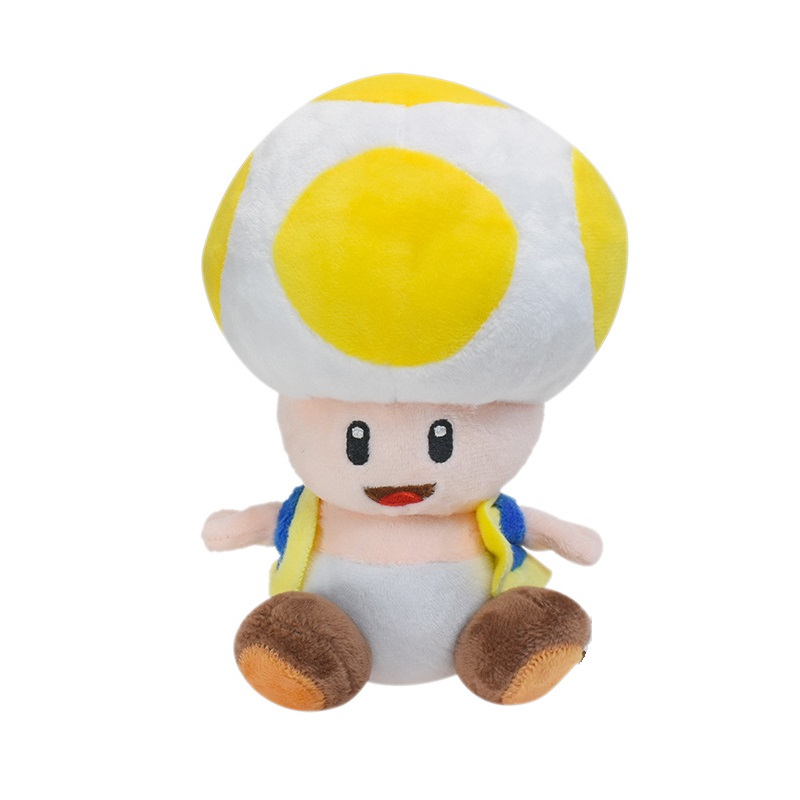 Peluche Toad Amarillo Nintendo 20 Cm Super Mario Bros