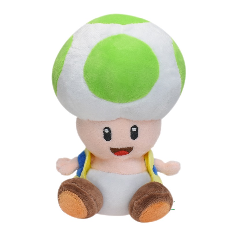 Peluche Toad Verde Nintendo 20 Cm Super Mario Bros