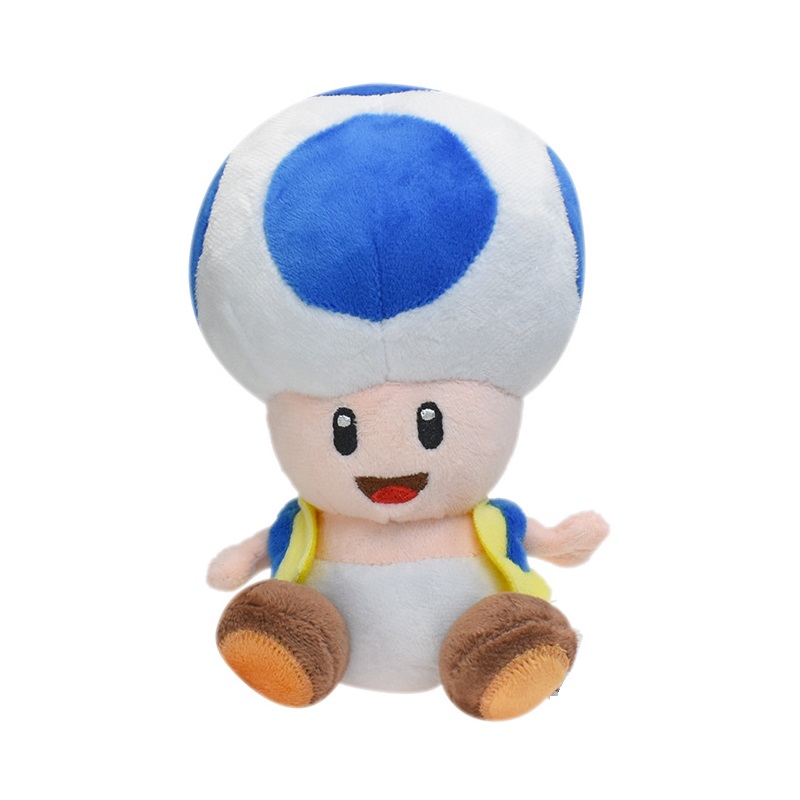 Peluche Toad Azul Nintendo 20 Cm Super Mario Bros