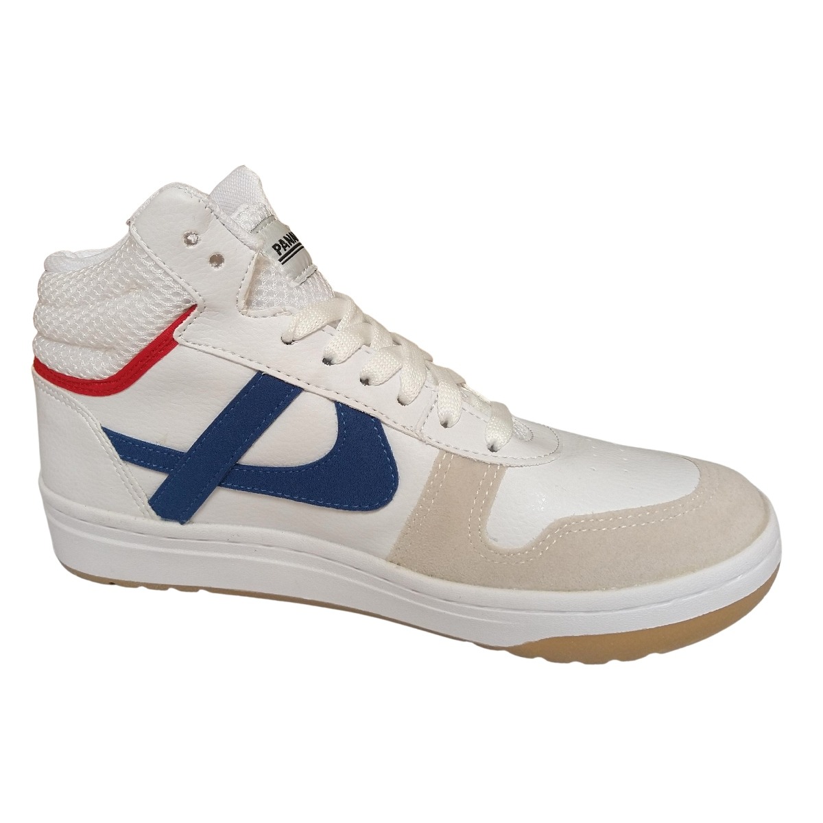 TENIS PANAM BOTA UNISEX BLANCO-AZUL-ROJO