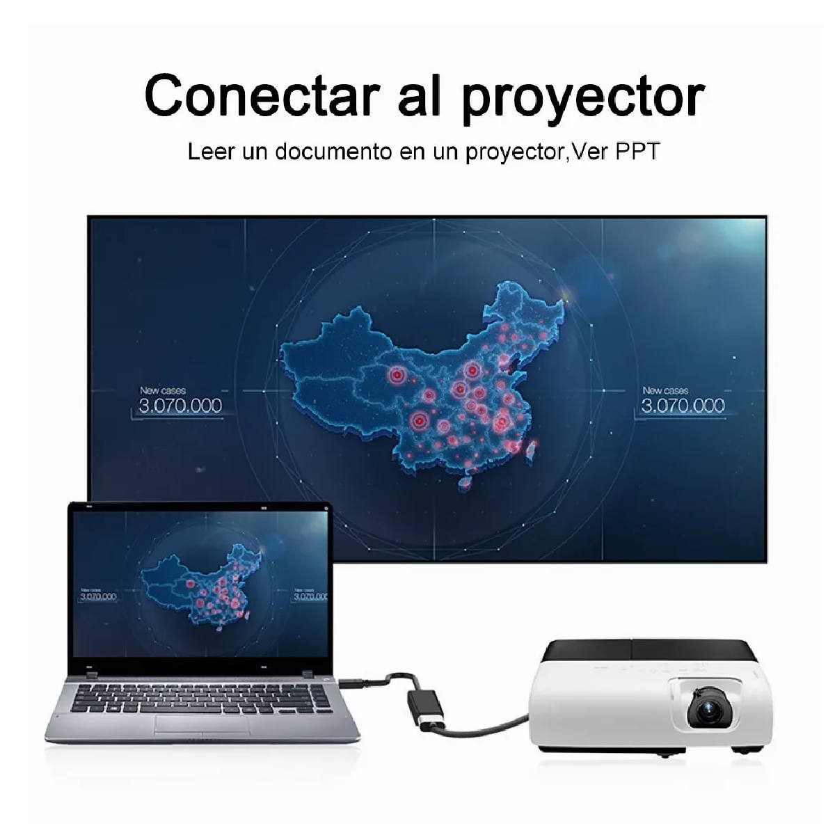 Usb Tipo C A Displayport Adaptador Para Samsung Y Huawei