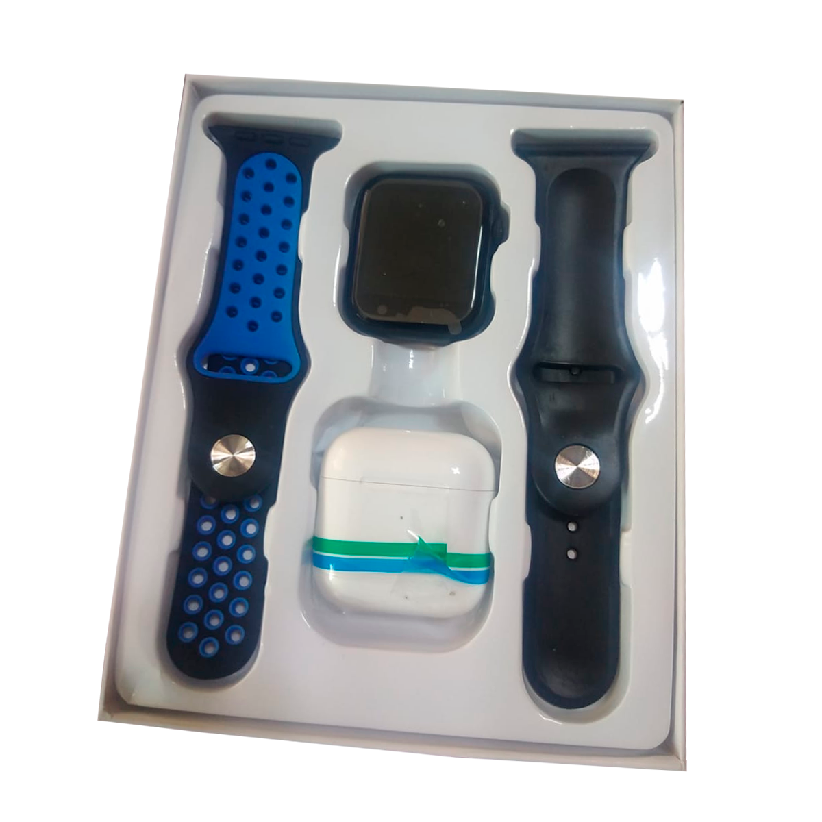 Reloj Inteligente T55 Pro Max Con Correa Adicional Mas Audífonos Inalámbricos in ears Smart watch	.