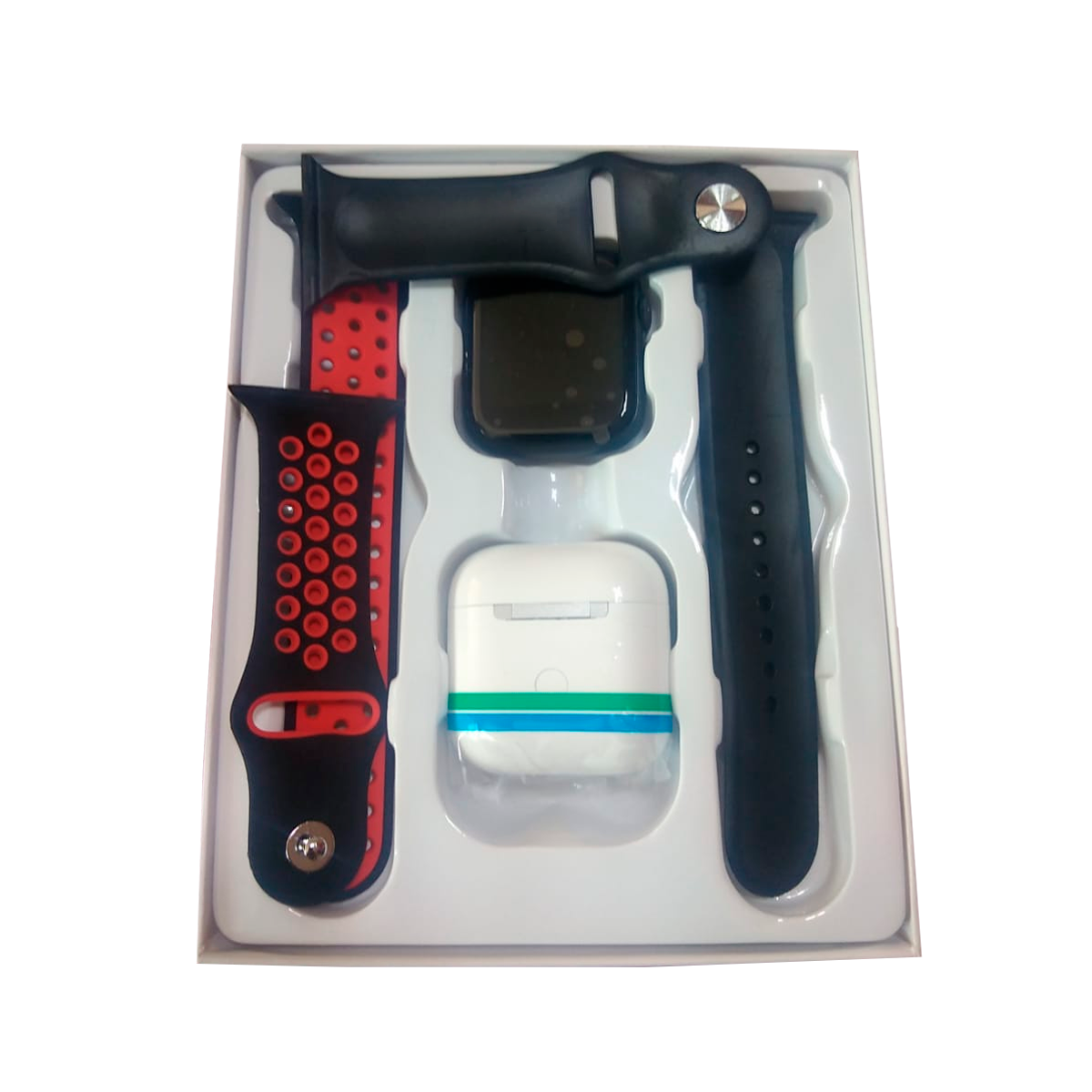 Reloj Inteligente T55 Pro Max Con Correa Adicional Mas Audífonos Inalámbricos in ears Smart watch	.