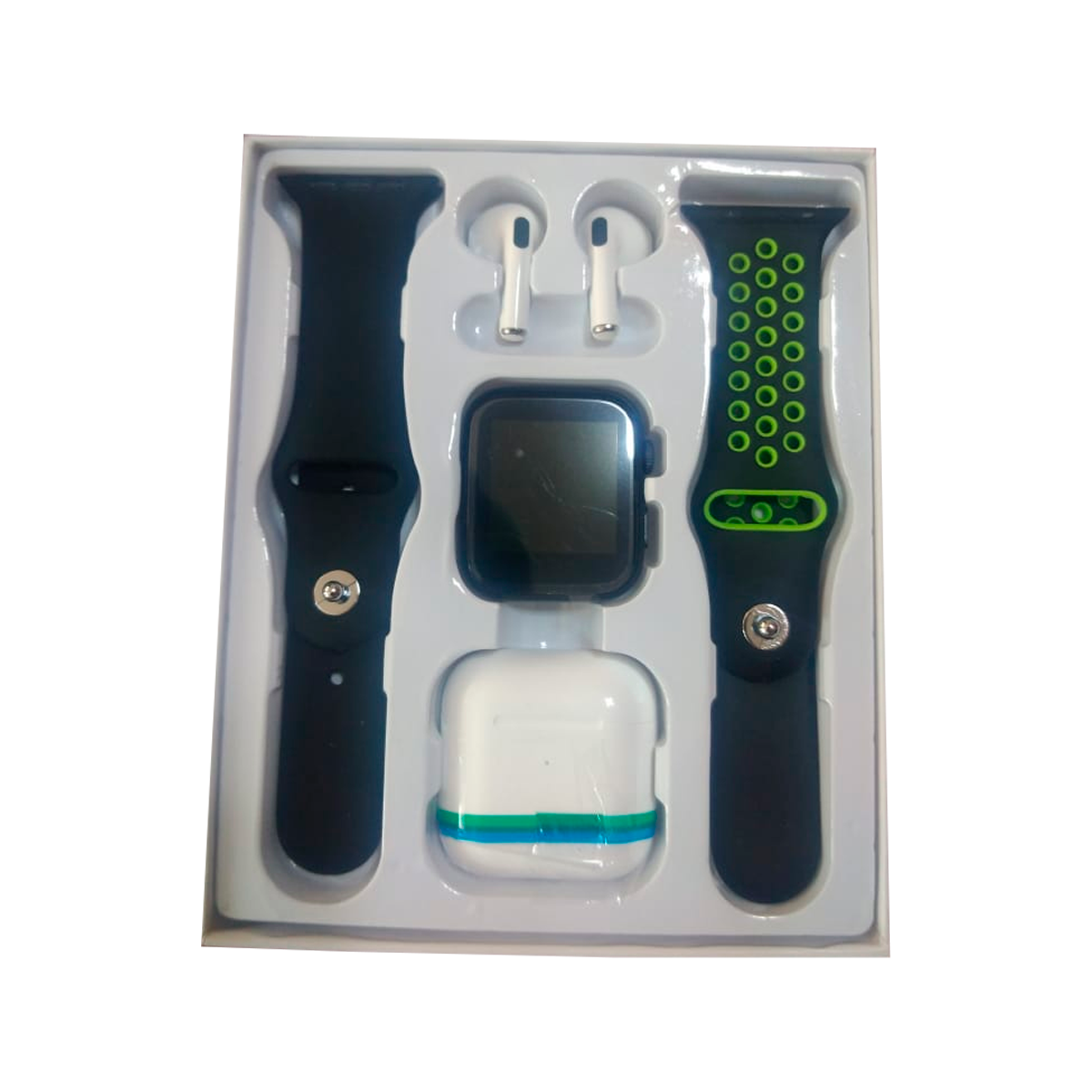 Reloj Inteligente T55 Pro Max Con Correa Adicional Mas Audífonos Inalámbricos in ears Smart watch	.